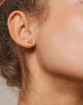 ENAMEL Copenhagen Studs, Organic Heart 925S/GP/M