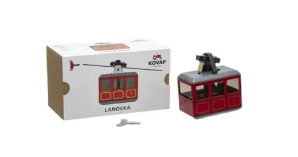 Kovap Lanovka na klíček červená