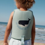 LIEWOOD Plovací vesta Dove It comes in Waves / Peppermint, zelená barva