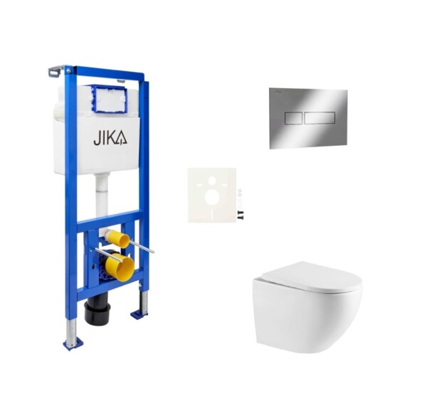 Závěsný WC set do lehkých stěn / předstěnová SAT SIKOJSTOR67CR SIKOJSTOR67CR