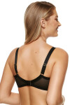 Dámská podprsenka Gwen-B4 Černá s béžovou - Gorteks černá-béžová 90C