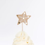Meri Meri Sada na pečení cupcakes Gingerbread 24 ks, hnědá barva, papír
