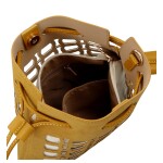 Moderní dámská kabelka Vaka, žlutá