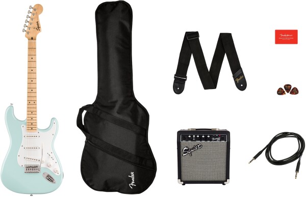 Fender Squier FSR Sonic Stratocaster Pack SNB 10G