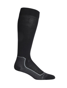 Dámské merino ponožky ICEBREAKER Wmns Ski+ Ultralight OTC, Black velikost: 38-40 (M)