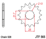 JT Sprockets Řetězové kolečko JT na CFMOTO 450MT-14 zubů
