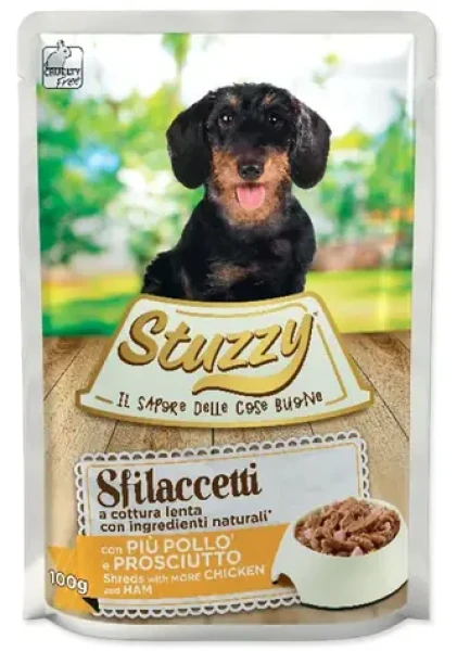 Stuzzy Kapsička Speciality kuře a šunka 100g / Kapsička pro psy / Mokré krmivo (0304-2573)