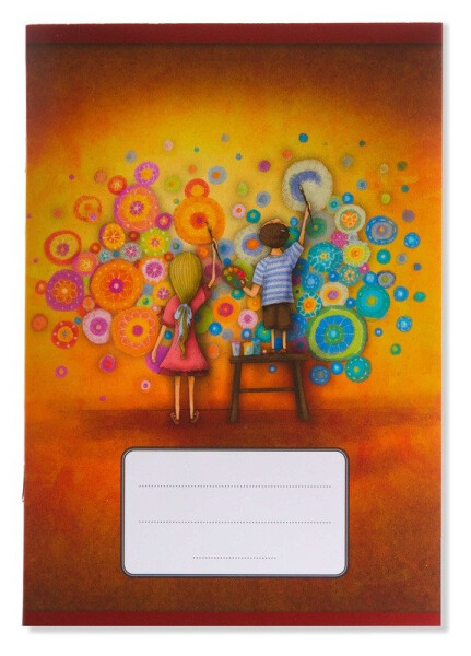 Školní sešit DUHOVÁ KOČKA 544 bezdřevý