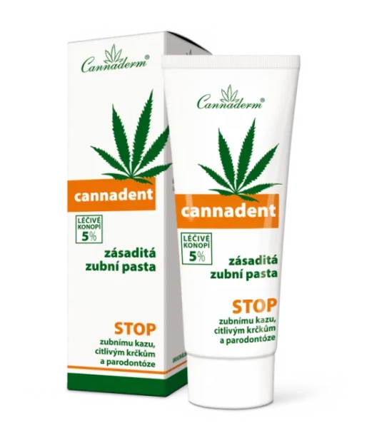 Cannadent zásaditá zubní pasta 75g