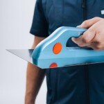 Hladítko nerez hladké, 130 x 480 mm, dřevěná rukojeť M