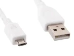 MicroConnect kabel USB2.0 A (M) - microUSB B (M) 1.8m bílá / 480Mbit/s (USBABMICRO18W)