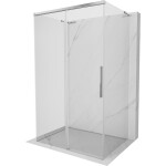 MEXEN/S - Rox-3S L sprchový kout 3 stěnný , posuvný 90 x 80, transparent, chrom 8C2L-090-080-01-00-3S