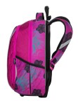 Bagmaster MARK 20 A školní dvoukomorový batoh - květiny