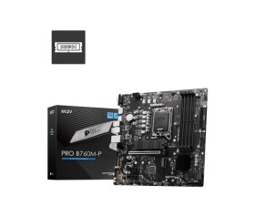 MSI MB Sc LGA1700 PRO B760M-P, Intel B760, 4xDDR5, 1xDP, 1xHDMI, 1xVGA, mATX EDF_2648464