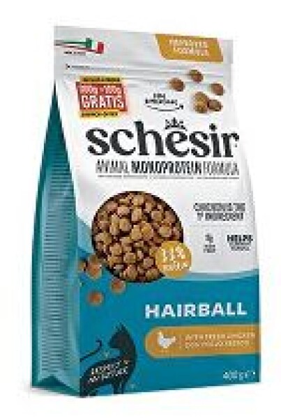 Schesir Cat Animal Monoprotein Hairball kuřecí 400g
