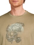 Pánské merino tričko s krátkým rukávem ICEBREAKER Mens 150 Tech Lite SS Tee Ruape Rou, Flagstone velikost: S