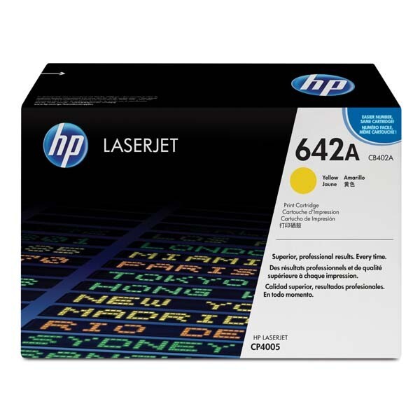 Hewlett-Packard HP CB402A, žlutý (HP 642A) - originální toner