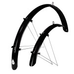 Blatníky FORCE 58 Aluflex 28" XL + V vzpěry, černé