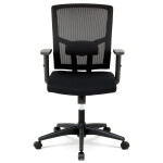 Kancelářská židle, houpací mechanismus, černá síťovina, KA-B1012 BK