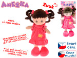 Panenka Anežka brunetka 36 cm