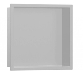 HANSGROHE - XtraStoris Original Výklenek do stěny s rámem, 30x30x10 cm, betonově šedá 56061380