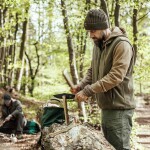 Bushman Pánská mikina Durong II, pískově hnědá L