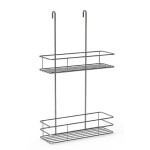 Košík do koupelny na sklo chrom Glaxo M2