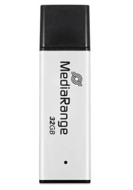 MediaRange MR1900 32GB stříbrná/černá / Flash disk / USB-A 3.2 Gen 1 / čtení: 130 MB/s / zápis: 65 MB/s (MR1900)