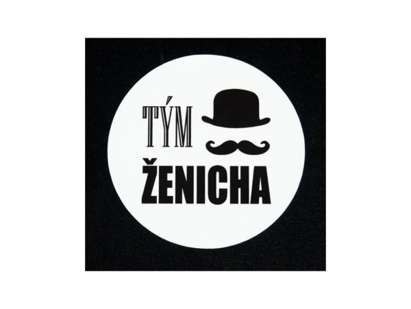 Jirka Tým ženicha – samolepka na rozlučku se svobodou