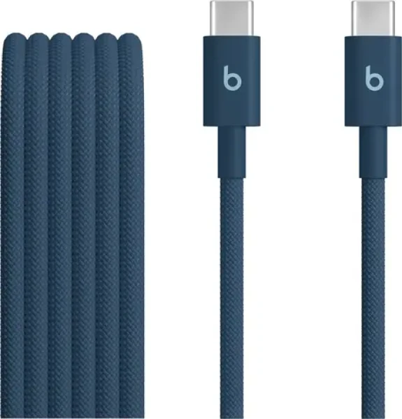 Beats kabel USB-C (M) - USB-C (M) 1.5 m modrá / opletený / 60W (MDGE4EE/A)