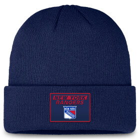 Fanatics Pánská zimní čepice New York Rangers NHL Authentic Pro Rink Prime Cuffed Beanie