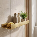 REA - Police do koupelny SF04 60cm gold brush REA-06005
