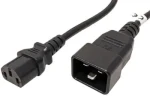 PremiumCord síťový propojovací kabel 230V - IEC 320 C13 - IEC 320 C20 - 2m černá / 230V / 10A (kpsb2)