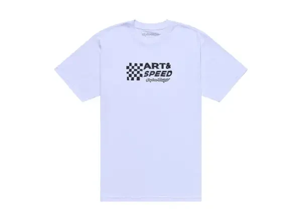 Troy Lee Designs Finish Line pánské triko krátký rukáv White vel. XL