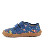 Chlapecké plátěné barefoot tenisky CANVAS BLUE ELECTRIC Froddo G1700440-5 - 29