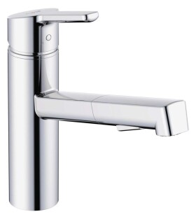 KLUDI - M3 Dřezová baterie s výsuvnou sprškou, chrom 585810575