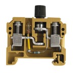 Weidmüller 0225820000 jisticí řadová svorka šroubovací středně žlutá 10 ks