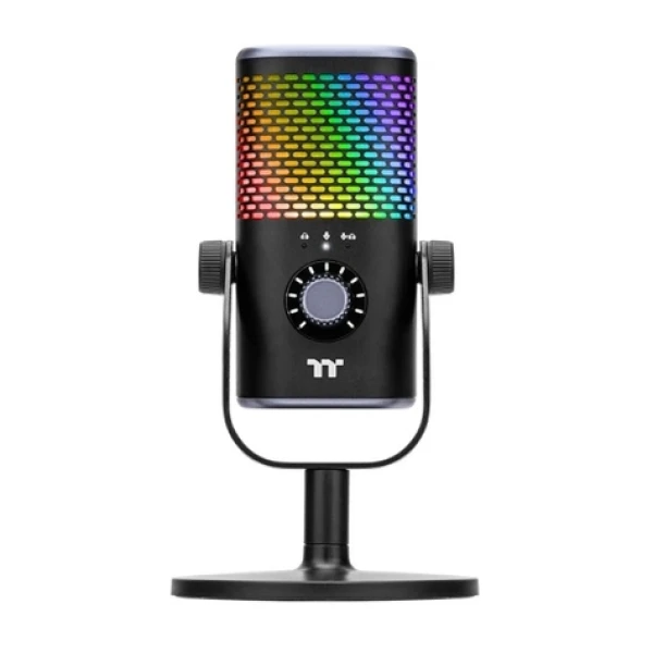 THERMALTAKE GS50 RGB USB černá / stolní mikrofon / 1x USB-C / 1x 3.5mm Jack / 2m (GSG-GSF-MCMTBK-01)