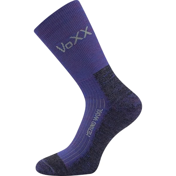 VOXX Ponožky zimní vlněné VOYAGE se stříbrem FIALOVÉ 39-42 124543