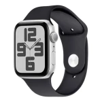 OBAL:ME Silikonový Řemínek pro Apple Watch 42-49mm M-L Black (57983126133)