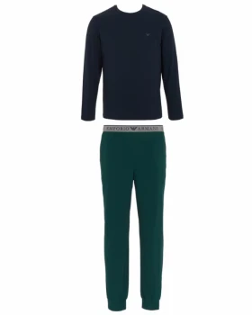 Pánské pyžamo Emporio Armani EM000610 AF10776 modrá