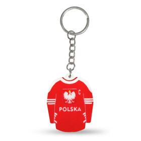 Klíčenka s hokejovým dresem Polsko (Away) SREBBREKH-PL NEPLATÍ