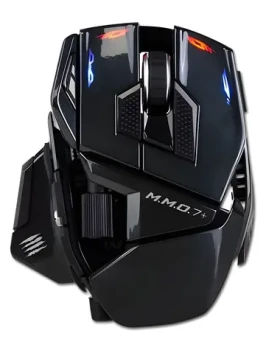MadCatz M.M.O. 7+ černá / Herní myš / Optická / 26000dpi / 22 tlačítek / USB / 1000Hz (MM10NHINBL000-0)