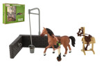 Sada farma kůň s doplňky plast v krabici 30x24x6cm