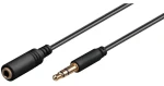 MicroConnect AUX kabel 3,5mm jack (M) - 3,5mm jack (M) černá / 0,5 m (AUDLG05G)