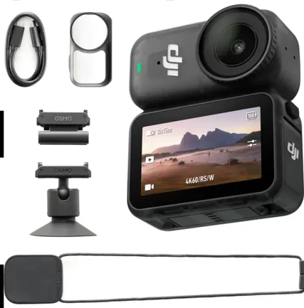 DJI Osmo Nano Standard Combo černá / Outdoorová kamera / 4K / microSDXC / Wi-Fi / příslušenství (CP.OS.00000461.01)