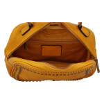 Krásná koženková crossbody kabelka Espaňa, žlutá
