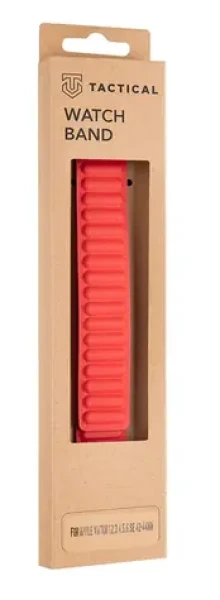 Tactical 740 Loop Kožený Řemínek pro Watch 42 44mm červená (8596311138805)