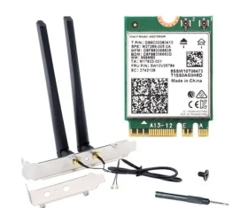 Intel Wi-Fi 6E Industrial Kit / AX210 / Wi-Fi adaptér / M2.2230 / 802.11ax / Dual-Band 2.4+5+6GHz / Bluetooth 5.2 (AX210.NGWGI.NVK)