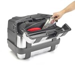 Trk46B kufr Givi Trekker černý s černým hliníkovým víkem (Monokey), objem 46 ltr.